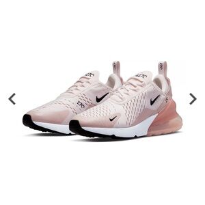 Nike Women's Air Max 270 Light Pink and black Sneakers